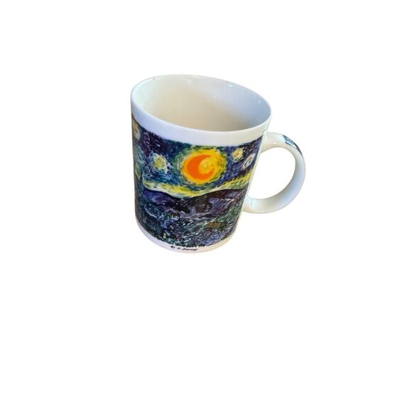 Chaleur Vincent Van Gogh The Starry Night Coffee Mug  14 oz Burrows Masters Coll - Picture 4 of 7